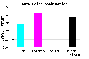 #725D9F color CMYK mixer