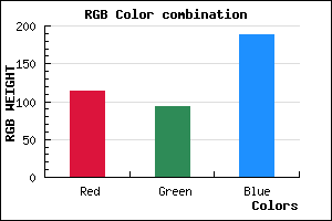 rgb background color #725EBC mixer