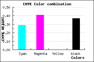 #725FA1 color CMYK mixer