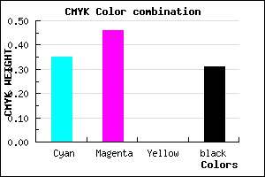 #725FAF color CMYK mixer
