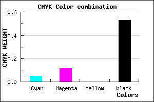 #736B79 color CMYK mixer