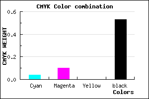#736C78 color CMYK mixer