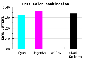 #736CA8 color CMYK mixer