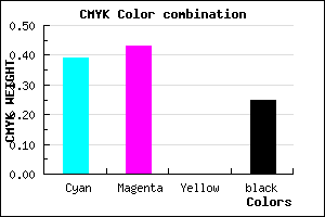 #736CBE color CMYK mixer