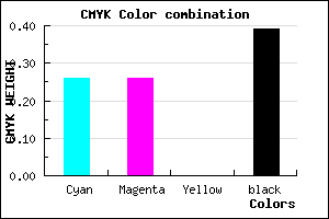 #73739B color CMYK mixer