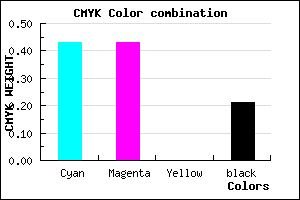#7373C9 color CMYK mixer