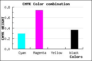#732AA2 color CMYK mixer
