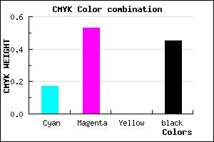 #73418B color CMYK mixer