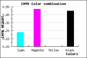 #734A8C color CMYK mixer