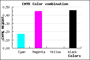 #734C8A color CMYK mixer