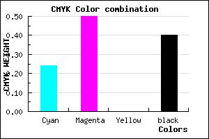 #734C98 color CMYK mixer