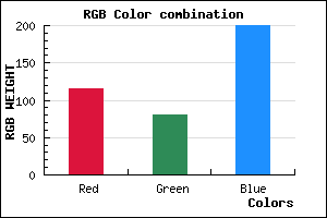 rgb background color #7350C8 mixer