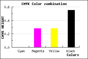 #735353 color CMYK mixer