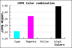 #735581 color CMYK mixer