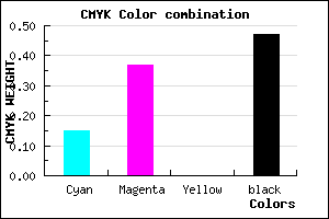 #735587 color CMYK mixer