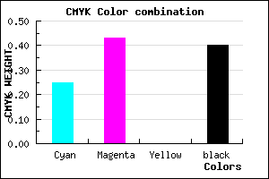#735799 color CMYK mixer