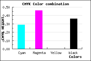 #7358A2 color CMYK mixer