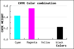 #7359C7 color CMYK mixer