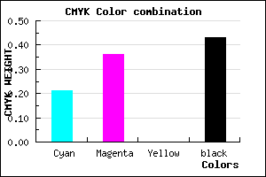 #735E92 color CMYK mixer