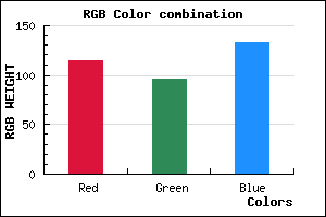 rgb background color #735F85 mixer