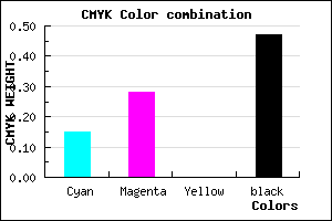 #736288 color CMYK mixer
