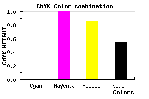 #740010 color CMYK mixer