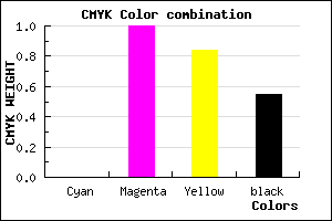 #740013 color CMYK mixer