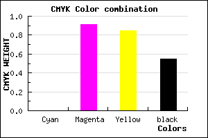 #740A11 color CMYK mixer