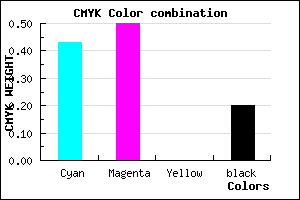 #7465CB color CMYK mixer