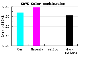 #746CB0 color CMYK mixer