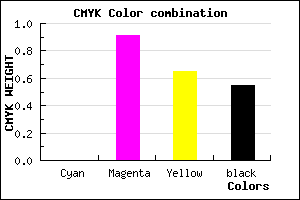 #740B29 color CMYK mixer