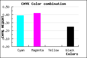 #746EBE color CMYK mixer