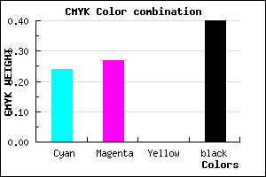 #746F99 color CMYK mixer