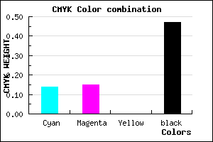 #747387 color CMYK mixer