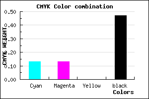 #747486 color CMYK mixer