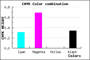 #7434A8 color CMYK mixer