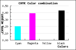 #745991 color CMYK mixer