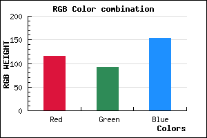 rgb background color #745C9A mixer