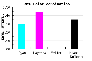 #745DA5 color CMYK mixer