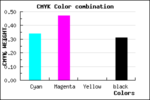 #745DB1 color CMYK mixer