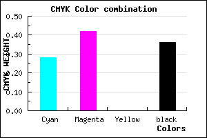 #745EA2 color CMYK mixer