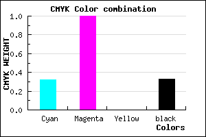 #7500AB color CMYK mixer