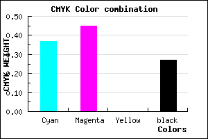 #7565B9 color CMYK mixer
