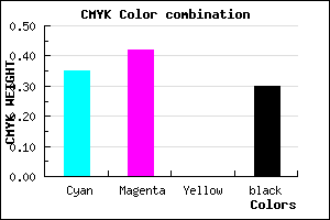 #7567B3 color CMYK mixer