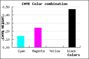 #756888 color CMYK mixer