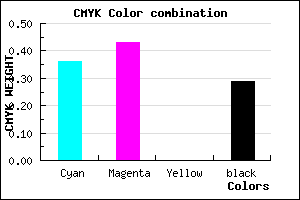 #7568B6 color CMYK mixer
