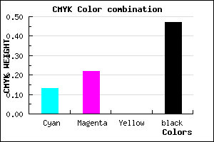 #756987 color CMYK mixer