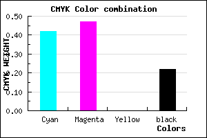 #756AC8 color CMYK mixer