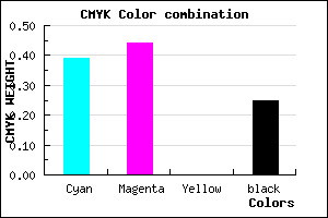 #756CC0 color CMYK mixer
