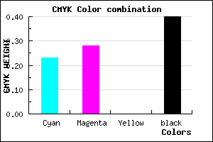 #756E98 color CMYK mixer